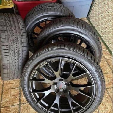 Hellcat wheels and tires