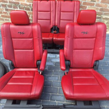 Dodge Durango red Rt interior