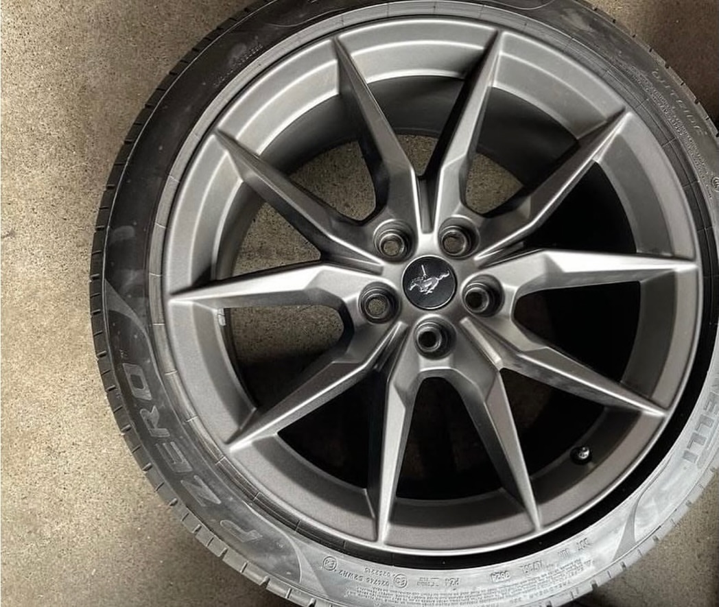 OE 2025 Ford Mustang Dark Horse Factory 19 Inch Wheels and Tires - Image 5