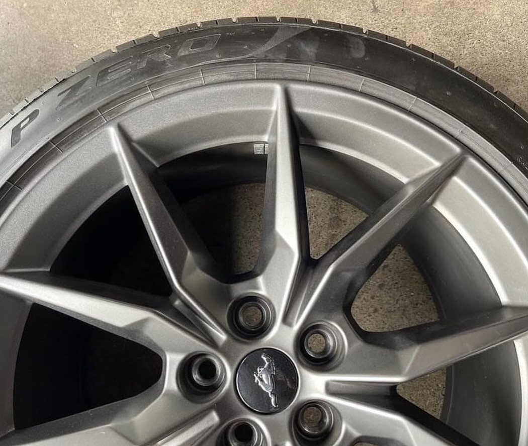 OE 2025 Ford Mustang Dark Horse Factory 19 Inch Wheels and Tires - Image 6