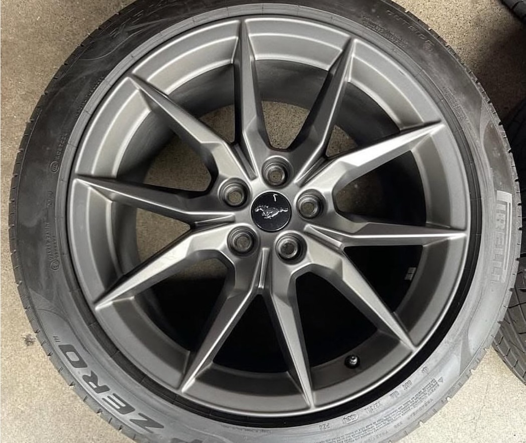 OE 2025 Ford Mustang Dark Horse Factory 19 Inch Wheels and Tires - Image 7