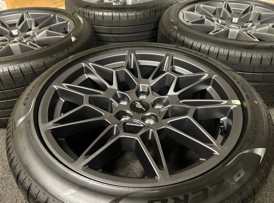 Mustang GT 19” Wheel and Pirelli Staggered Tire SET-Fits 2015-24 - Image 6